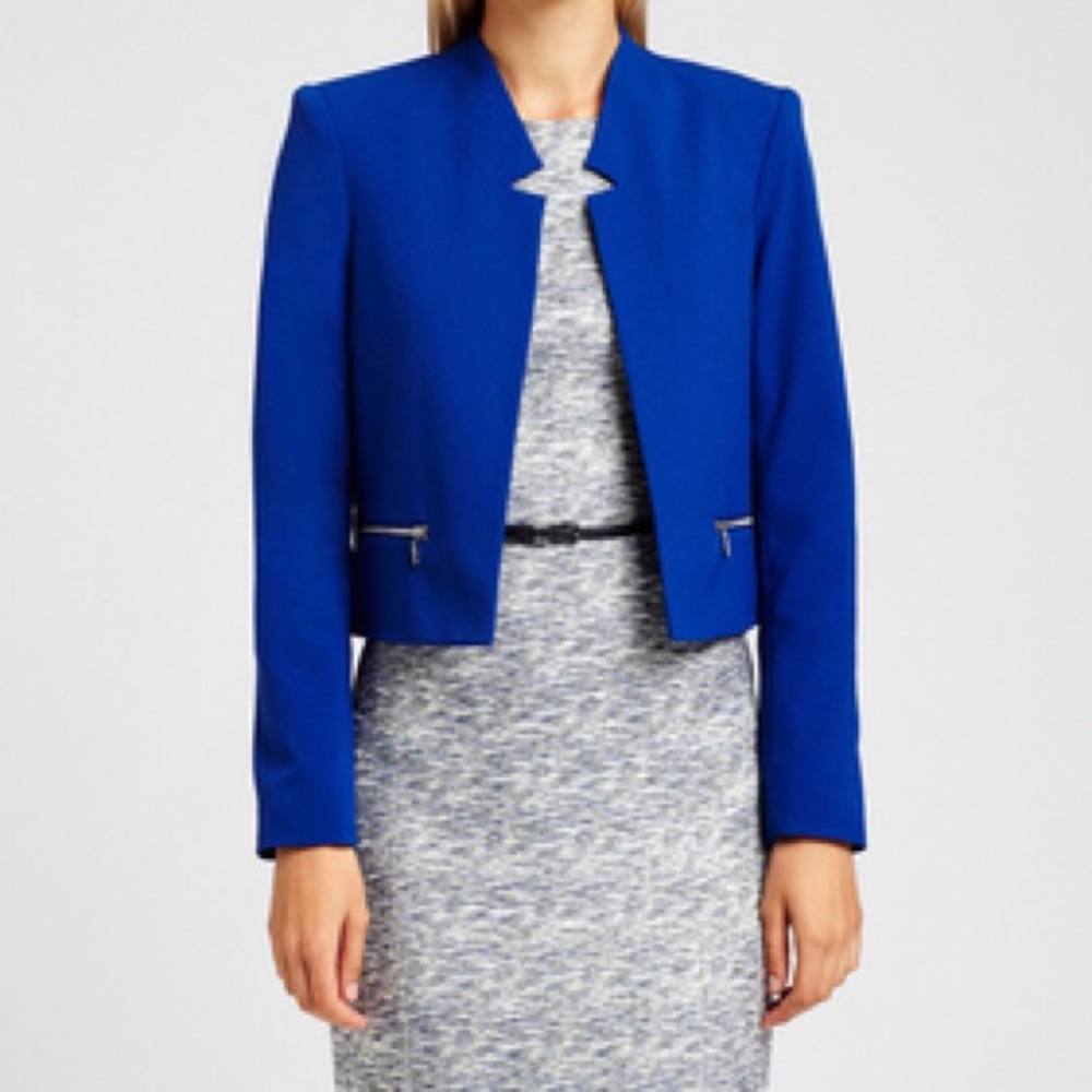 Calvin Klein Petite Cropped Blazer